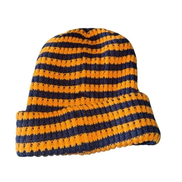 Cool down varsity Orange/Blue Beanie - Picture 5 of 5